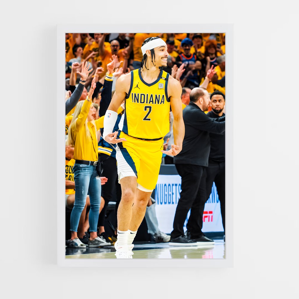 Poster Sur le Parquet – affiche Basketball (vue 3)